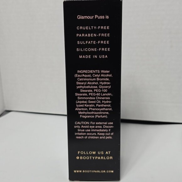 ONE BOX - NIB Glamour Puss Intimate Shave Cream - Black Pump Bottle - 8 OZ - Picture 6 of 13